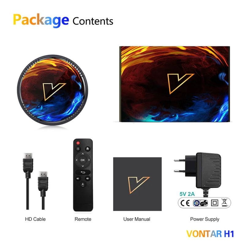 Vontar H1 H618 4GB/32GB WiFi 6 Android 12.0 - Android TV