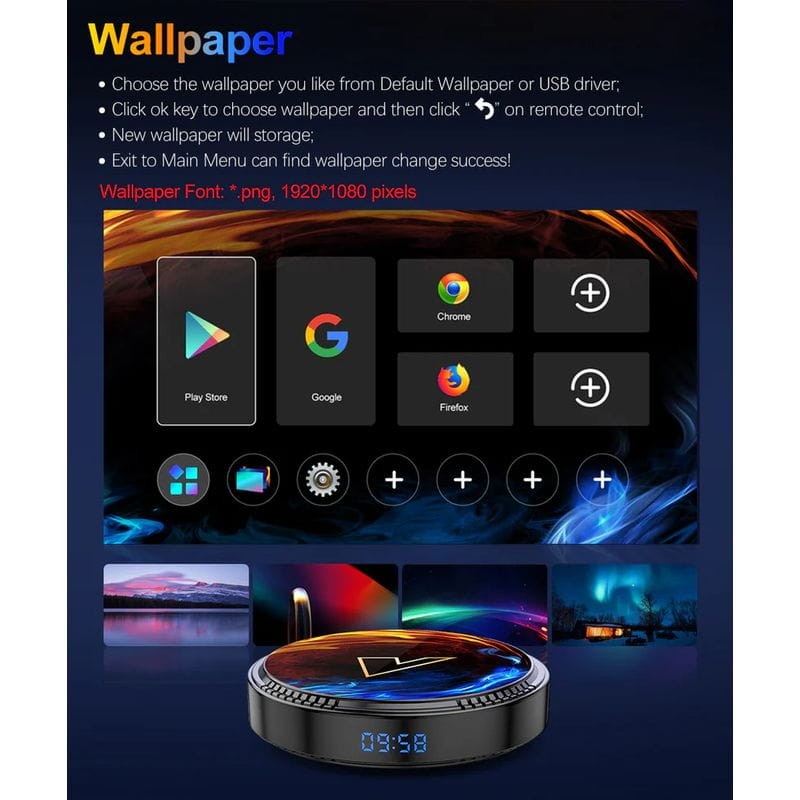 Vontar H1 H618 4GB/32GB WiFi 6 Android 12.0 - Android TV