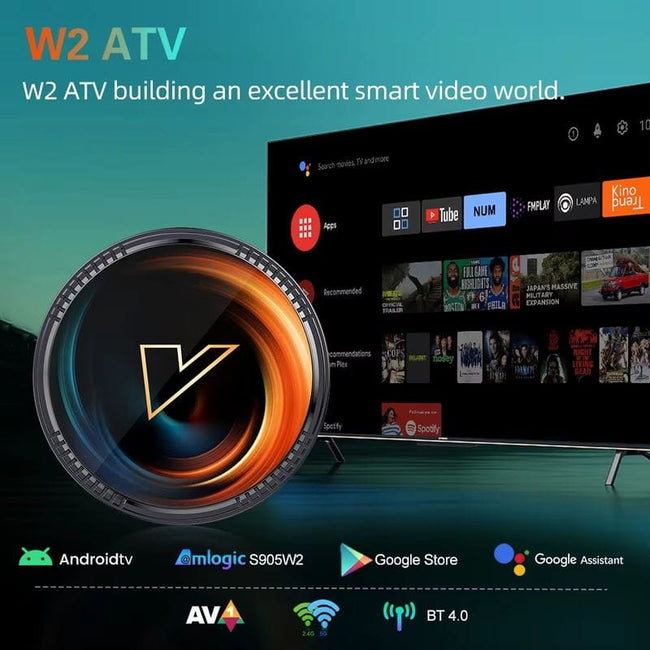 Vontar W2 ATV S905W2 2GB/16GB Dual WiFi Android 11.0 - Android TV Main Image