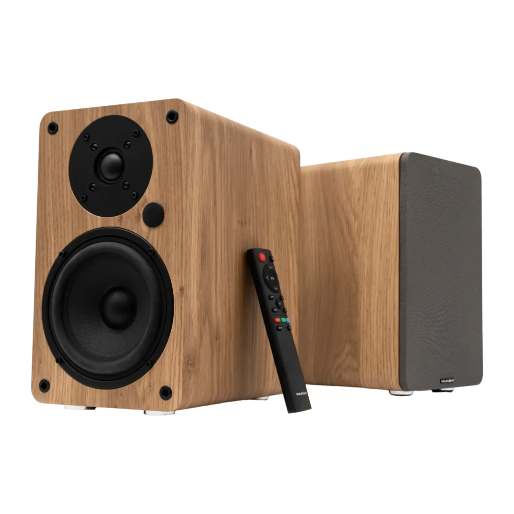 Altavoces Vulkkano A4 Arc MKII Marrón 60W Bluetooth 5.0, HDMI ARC, ptica