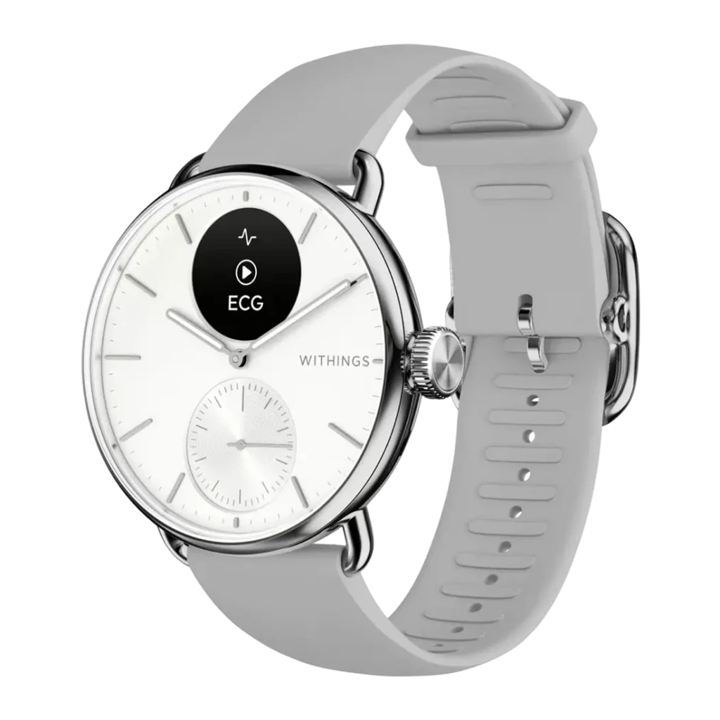Smartwach Withings ScanWatch 2 38mm Blanco FC, SpO2, Altímetro