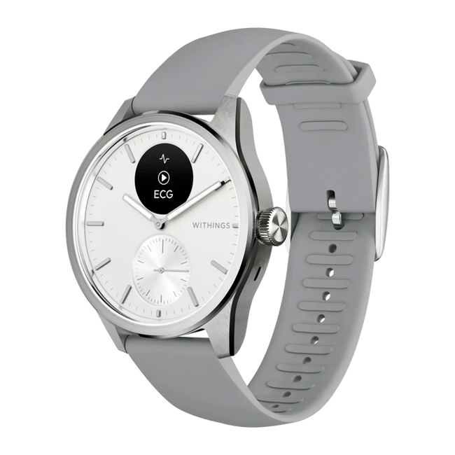 Withings ScanWatch 2 42mm Blanco Perla ECG 1 derivación FA Hover Image