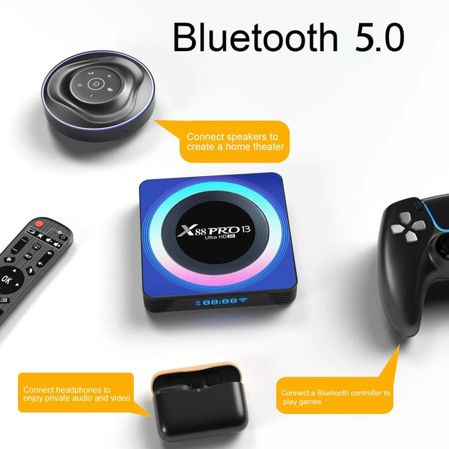 X88 PRO 13 4GB/64GB Caja Acrílica Android 13 - Android TV Main Image