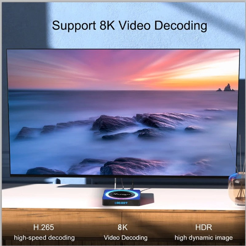 X88 PRO 13 4GB/64GB Caja Acrílica Android 13 - Android TV