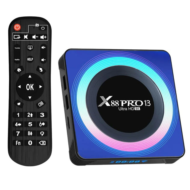 X88 PRO 13 4GB/64GB Caja Acrílica Android 13 - Android TV Hover Image