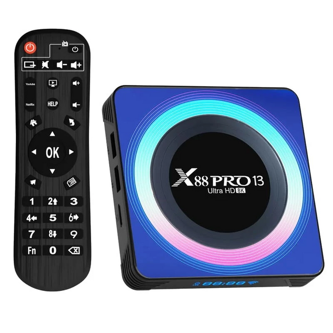 X88 PRO 13 4GB/32GB Caja Acrílica Android 13 - Android TV Hover Image