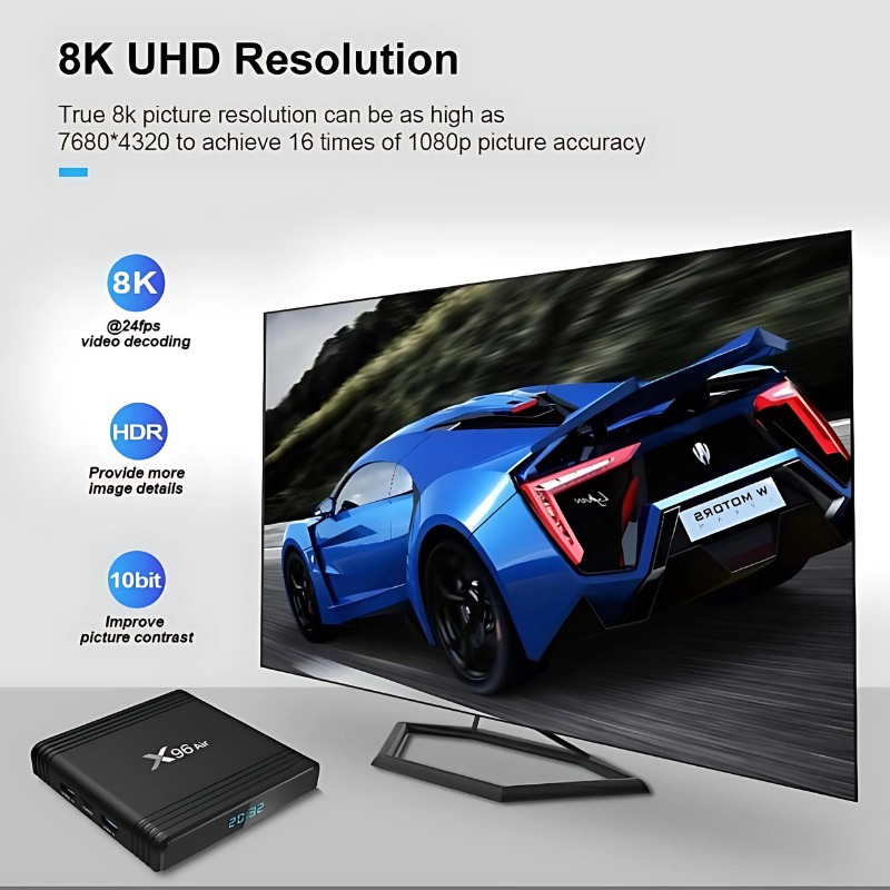 X96 Air 8K S905X3 4GB/32GB Android 9.0 - Android TV