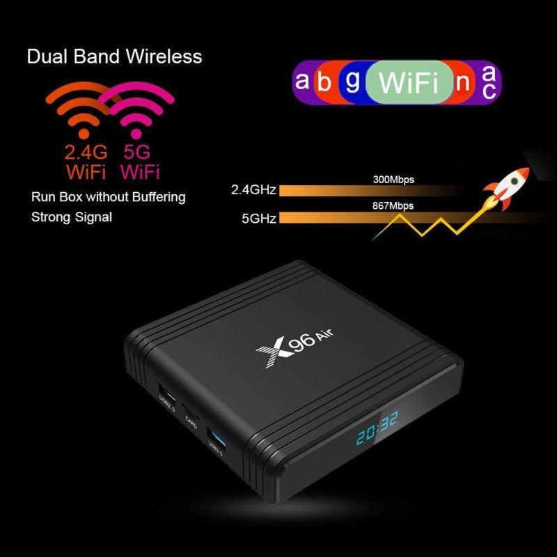 X96 Air 8K S905X3 4GB/32GB Android 9.0 - Android TV