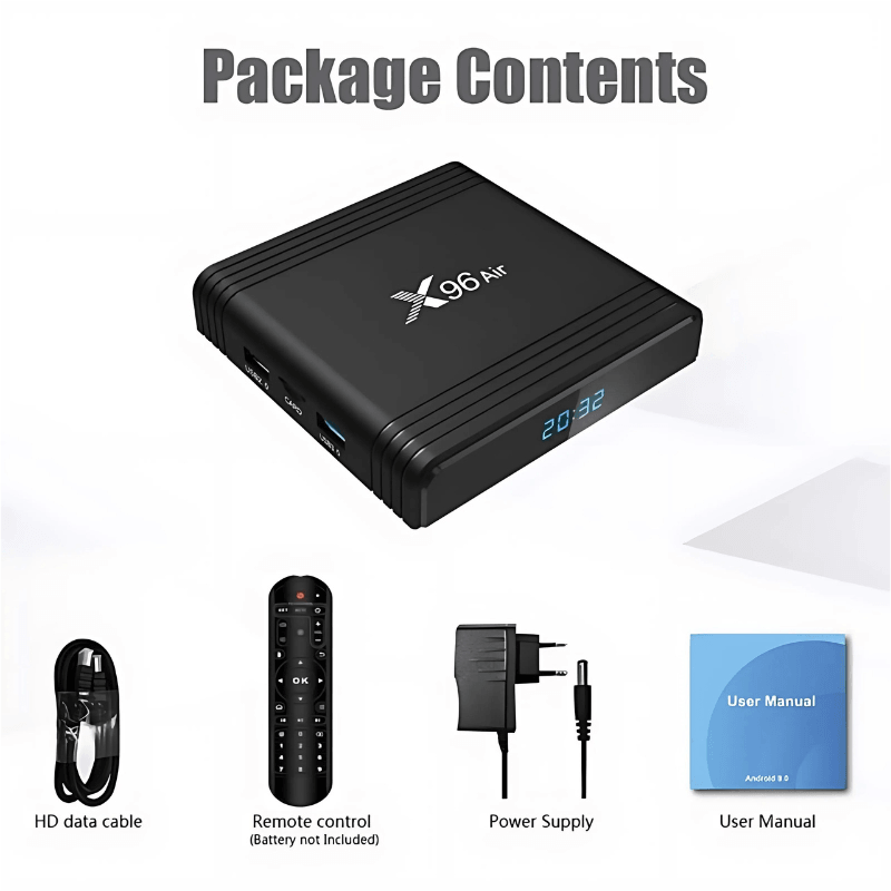 X96 Air 8K S905X3 4GB/32GB Android 9.0 - Android TV