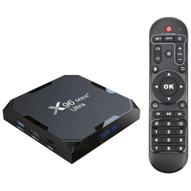 X96Max Plus Ultra S905X4 4GB/32GB Android 11 - Android TV Hover Image