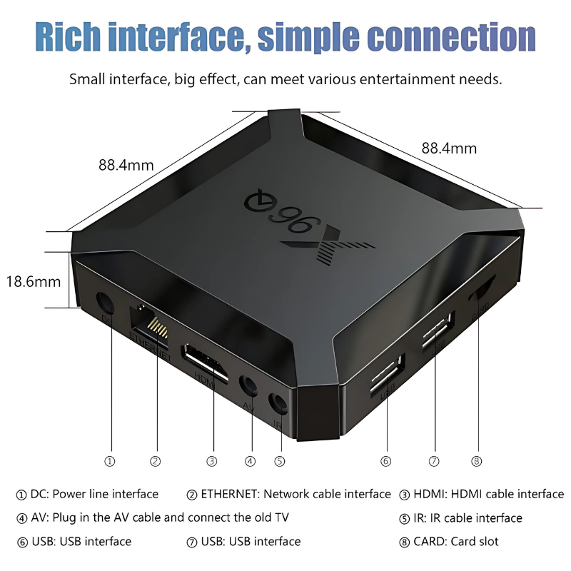 X96Q H313 2GB/16GB Android 10 - Android TV
