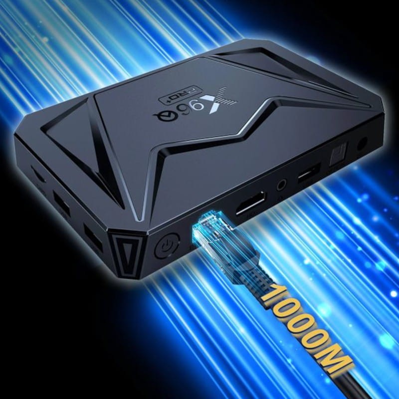 X96Q Pro Plus H728 4GB/64GB Wifi Dual Android 14 Negro - Android TV