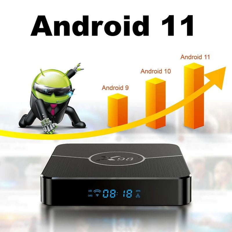 X98 Plus S905W2 4GB/32GB Dual Wifi Bluetooth Android 11 - Android TV