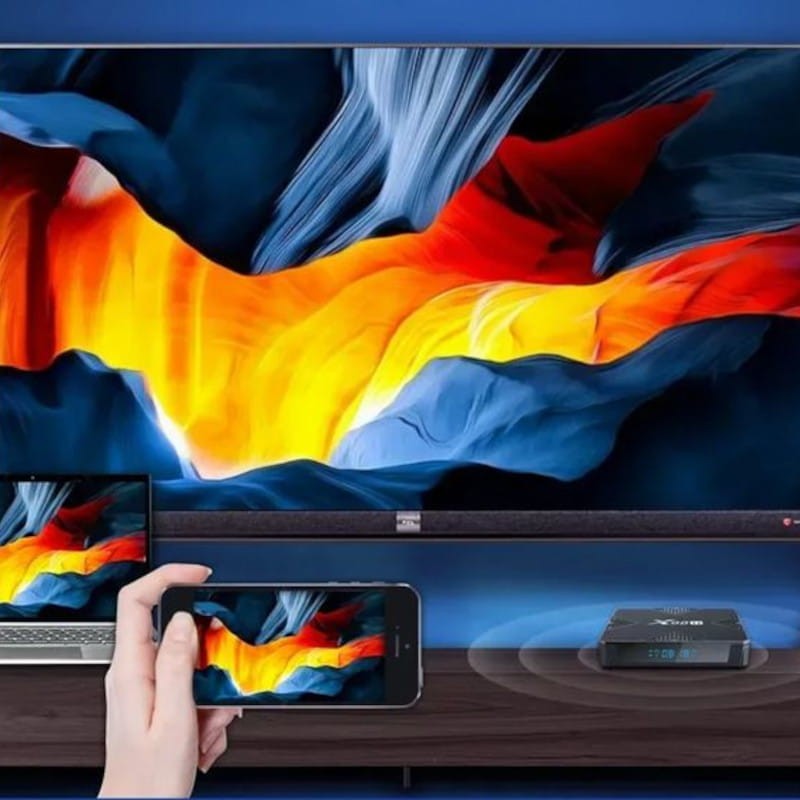 X98H H618 4GB/32GB Dual Band Bluetooth Android 12 Negro - Android TV