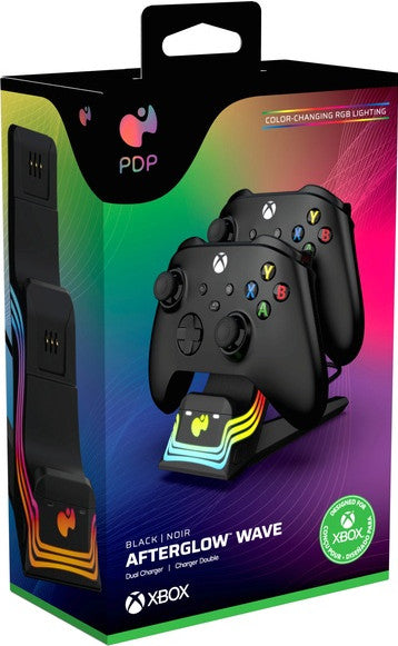 XBOX SERIES X Pdp Afterglow Wave Dual Dual Charger Black (negro) (xbone) Hover Image