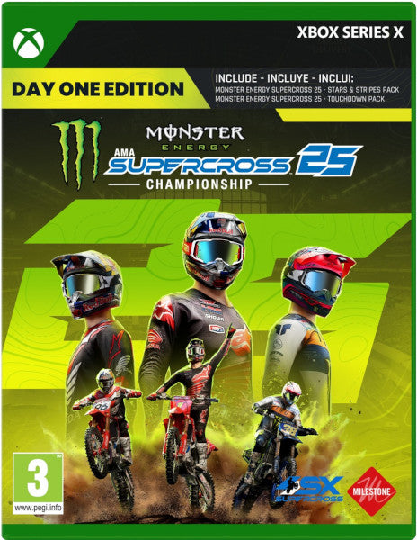 Monster Energy Supercross 25-the Official Video Game Day One Edition Xbox Series X Hover Image