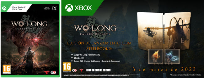 Wo Long Fallen Dynasty -launch Edition- (xbone) Xbox Series X Hover Image