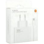 Cargador de carga Rápida Xiaomi 120W HyperCharge Combo USB Tipo-A Blanco + Cable USB-A a USB-C