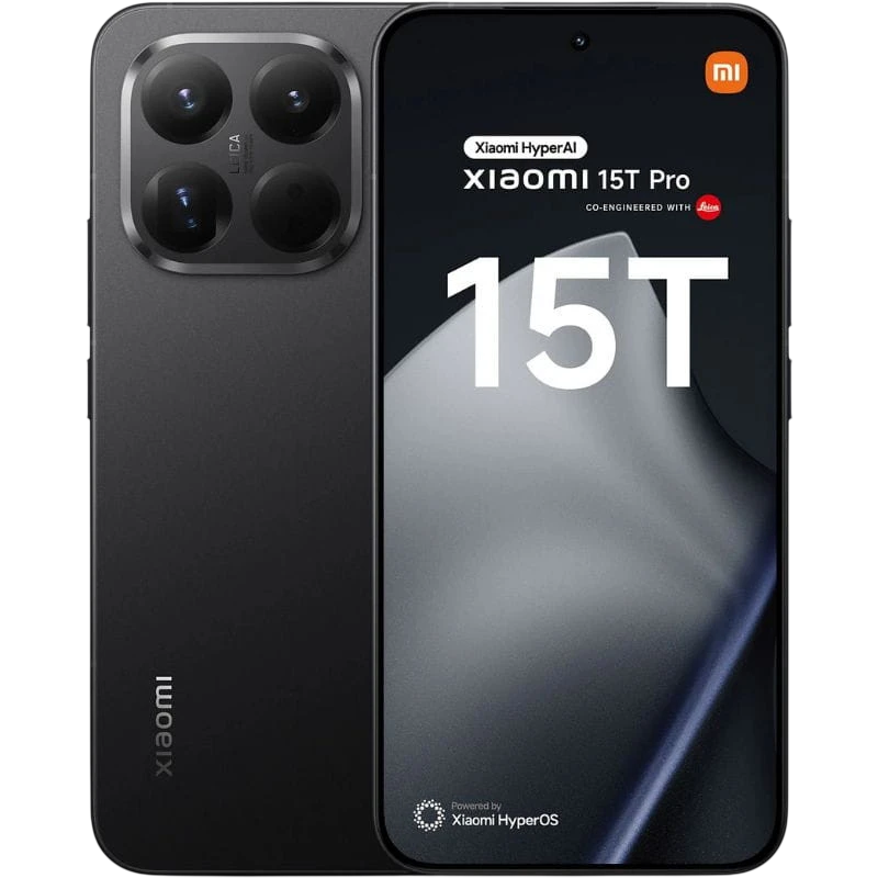Xiaomi 15T Pro 12GB/1TB Negro 6,83 pulgadas AMOLED 144Hz 50MP 5500mAh 90W NFC