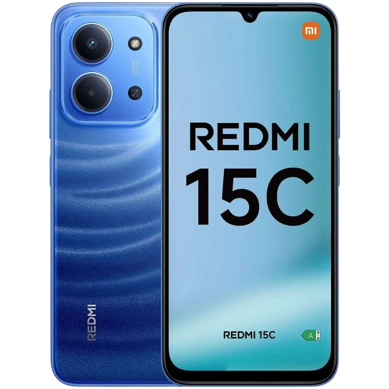 Xiaomi Redmi 15C 4GB/256GB Azul 6,9 pulgadas IPS 120Hz 50MP 6000mAh 33W