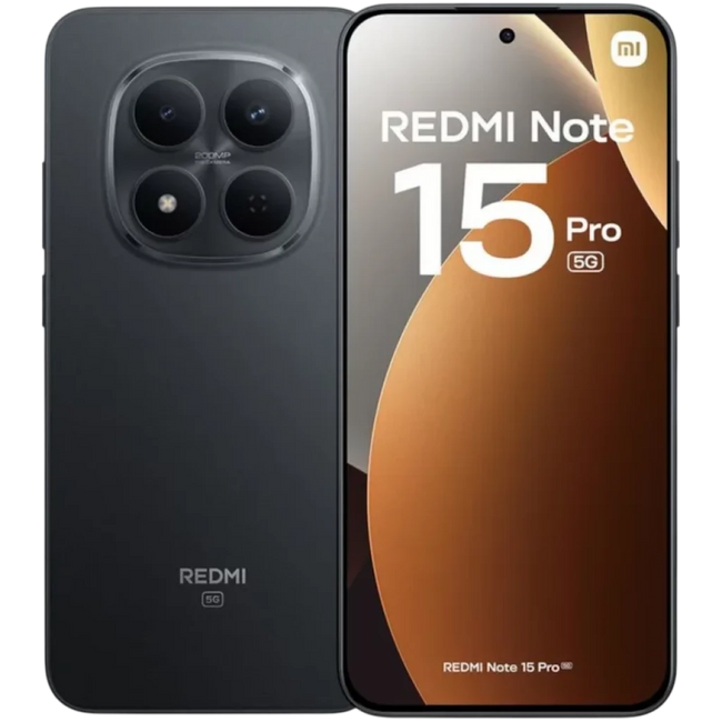 Xiaomi Redmi Note 15 Pro 5G 512GB Negro Pantalla 6.83" 8GB RAM hasta 120 Hz Hover Image