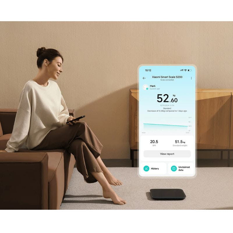 Báscula Xiaomi Mi Smart Scale S2000 Gris Oscuro
