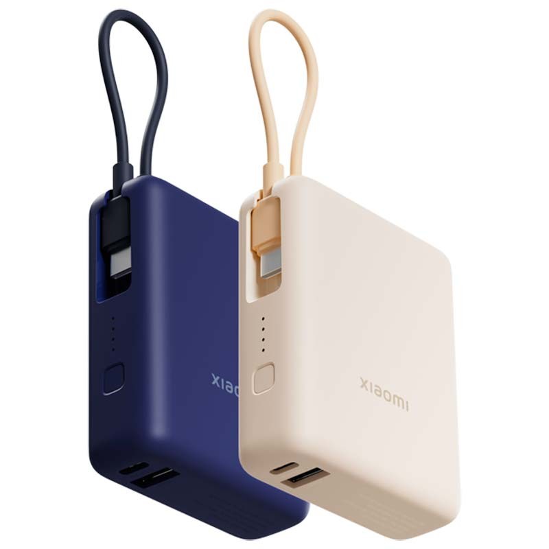 Xiaomi 33W Power Bank 10000mAh (Cable Integrado) - Banco de Alimentación Azul