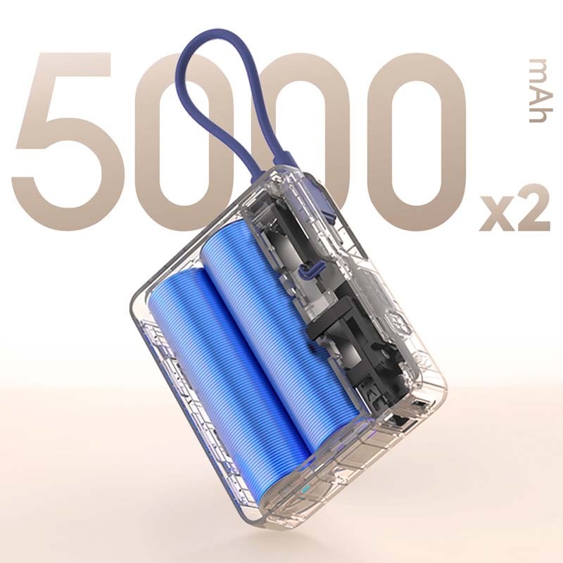 Xiaomi 33W Power Bank 10000mAh (Cable Integrado) - Banco de Alimentación Azul