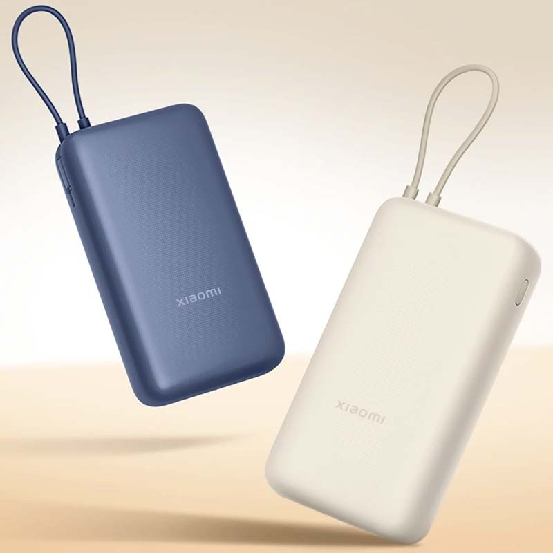 Xiaomi 33W Power Bank 20000mAh (Cable Integrado) Azul