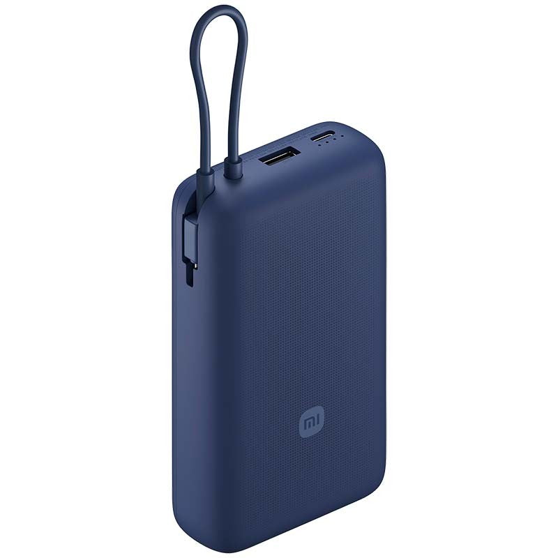 Xiaomi 33W Power Bank 20000mAh (Cable Integrado) Azul