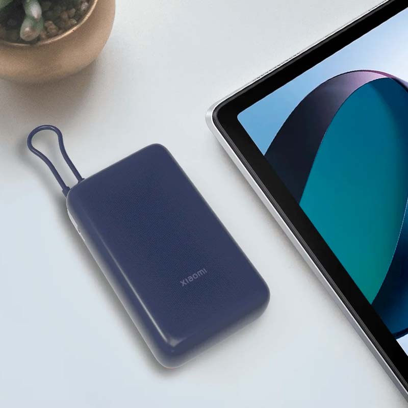 Xiaomi 33W Power Bank 20000mAh (Cable Integrado) Azul