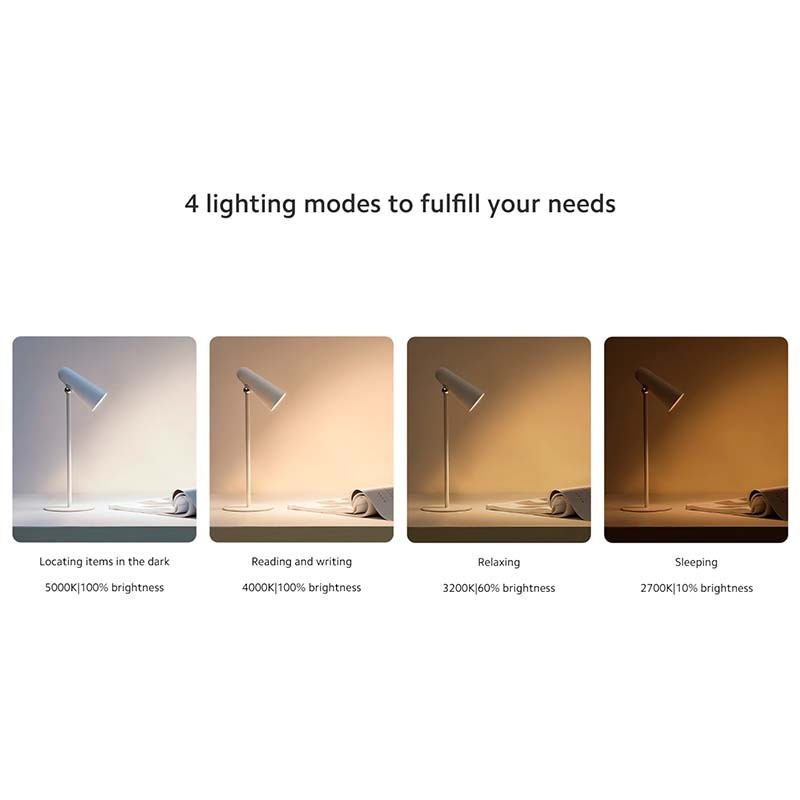 Lámpara Xiaomi Flexible Rechargeable Lamp 2700K~5000K - Lámpara Versátil con 3 Modos de Uso