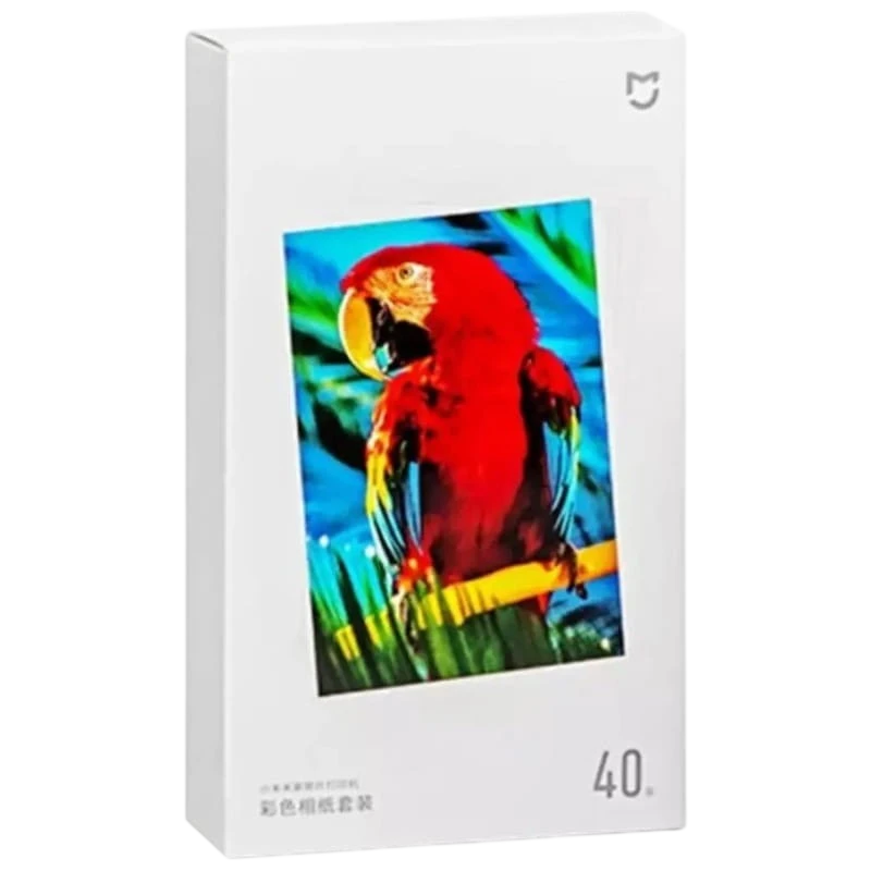 Xiaomi Instant Photo Paper 3 40 Hojas - Papel Fotográfico para Xiaomi 1S Set