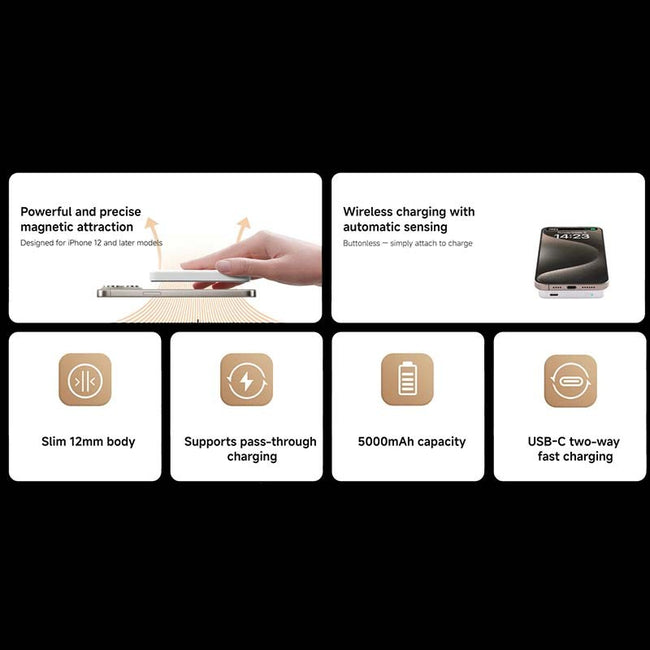 Xiaomi Magnetic Power Bank 5000mAh - Batería Portátil 20W con MagSafe Main Image