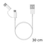Xiaomi Mi Cable USB a USB Tipo C/Micro USB 30cm