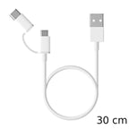 Xiaomi Mi Cable USB a USB Tipo C/Micro USB 30cm