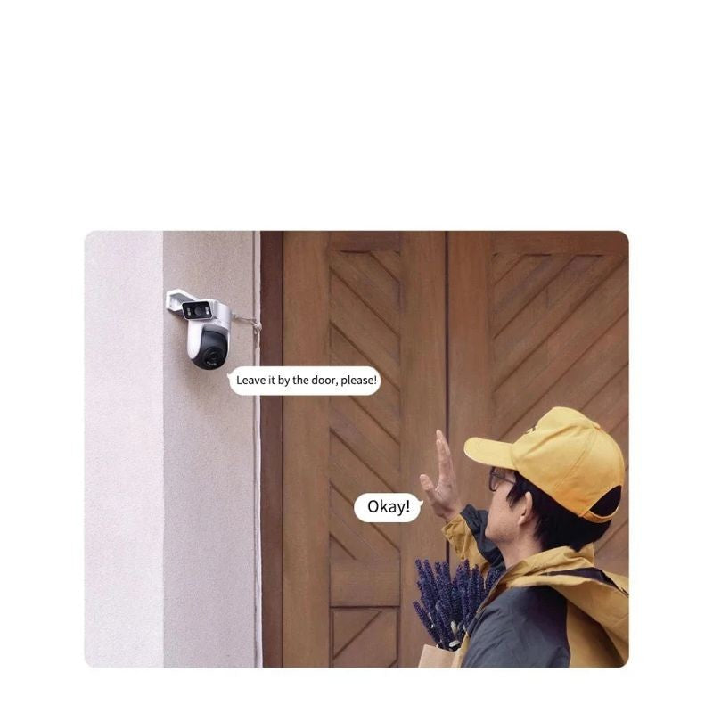Xiaomi Outdoor Camera CW500 Dual 8MPx 2.5K Lente Dual Visión nocturna a color - Cámara de Seguridad Exterior Blanco