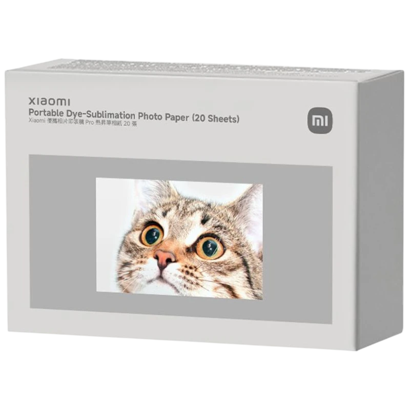 Xiaomi Portable Dye-Sublimation Photo Paper (20 Hojas)