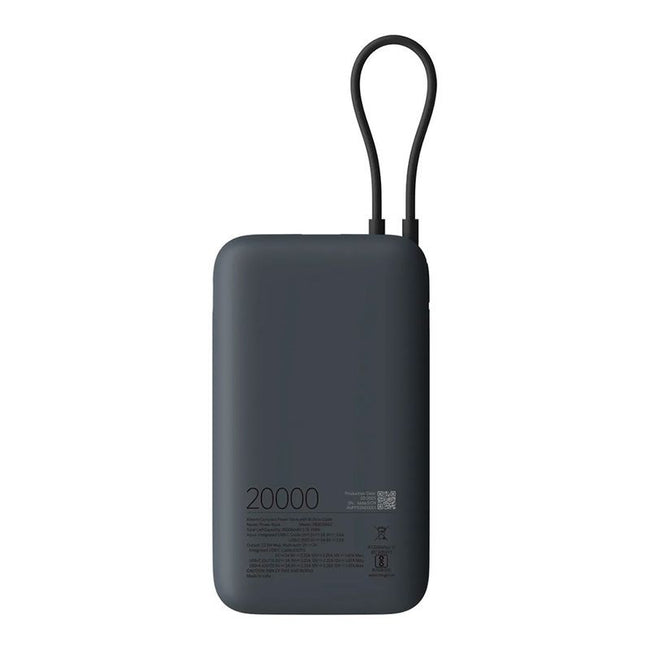 Xiaomi Power Bank 20000mAh Cable Integrado Gris Oscuro Main Image