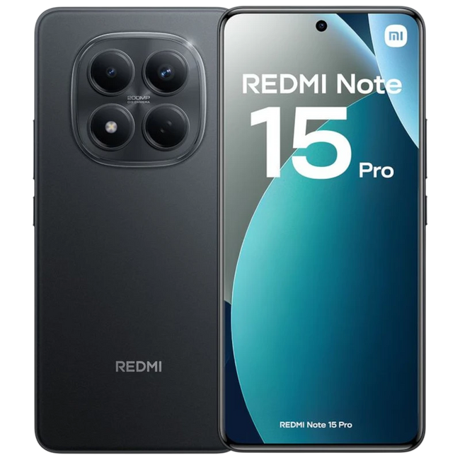 Xiaomi Redmi Note 15 Pro 4G 12GB/256GB Negro Hover Image