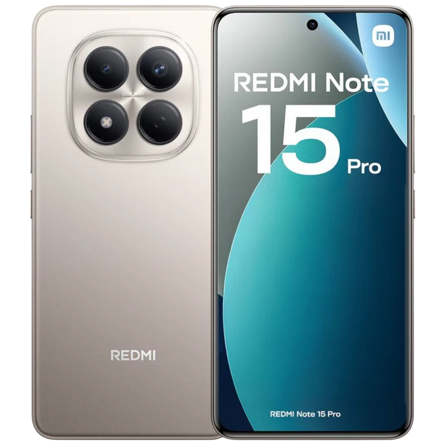 Xiaomi Redmi Note 15 Pro 4G 12GB/256GB Titanio Hover Image