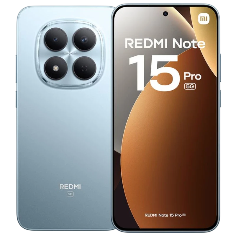 Xiaomi Redmi Note 15 Pro 5G 512GB Azul 1.5K AMOLED 8GB RAM 2 días sin recargar - Desprecintado
