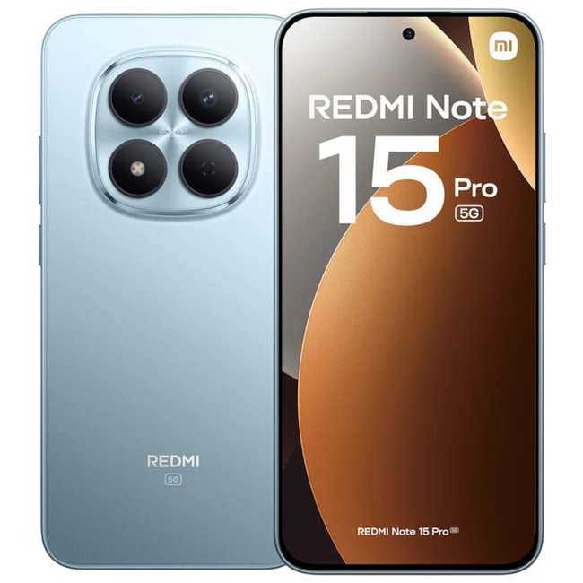 Xiaomi Redmi Note 15 Pro 5G 512GB Azul 1.5K AMOLED 8GB RAM 2 días sin recargar - Desprecintado Hover Image