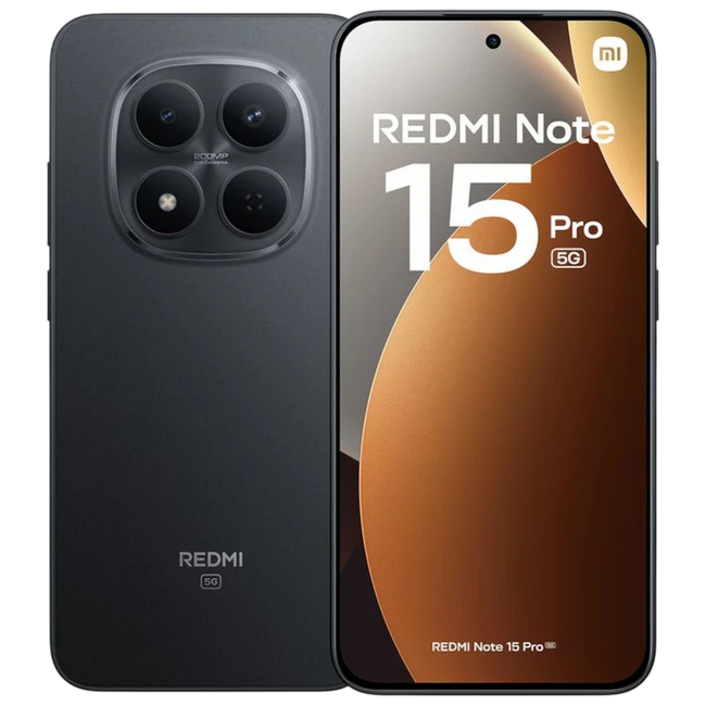 Xiaomi Redmi Note 15 Pro 5G 12GB/512GB Negro Hover Image