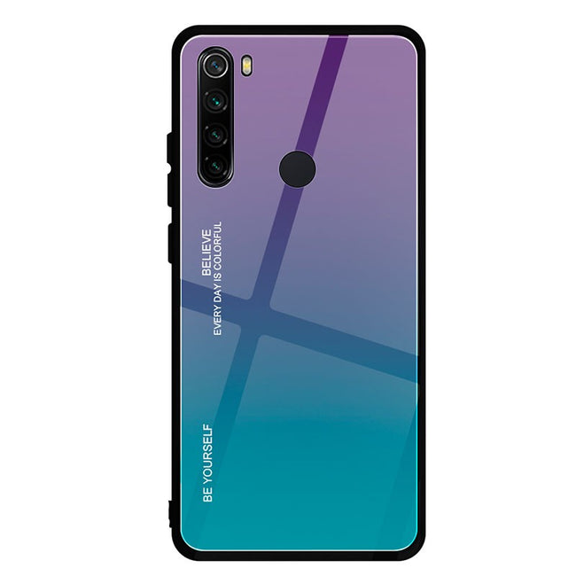 Xiaomi Redmi Note 8 Premium Protection Iridiscent Blue Funda Hover Image
