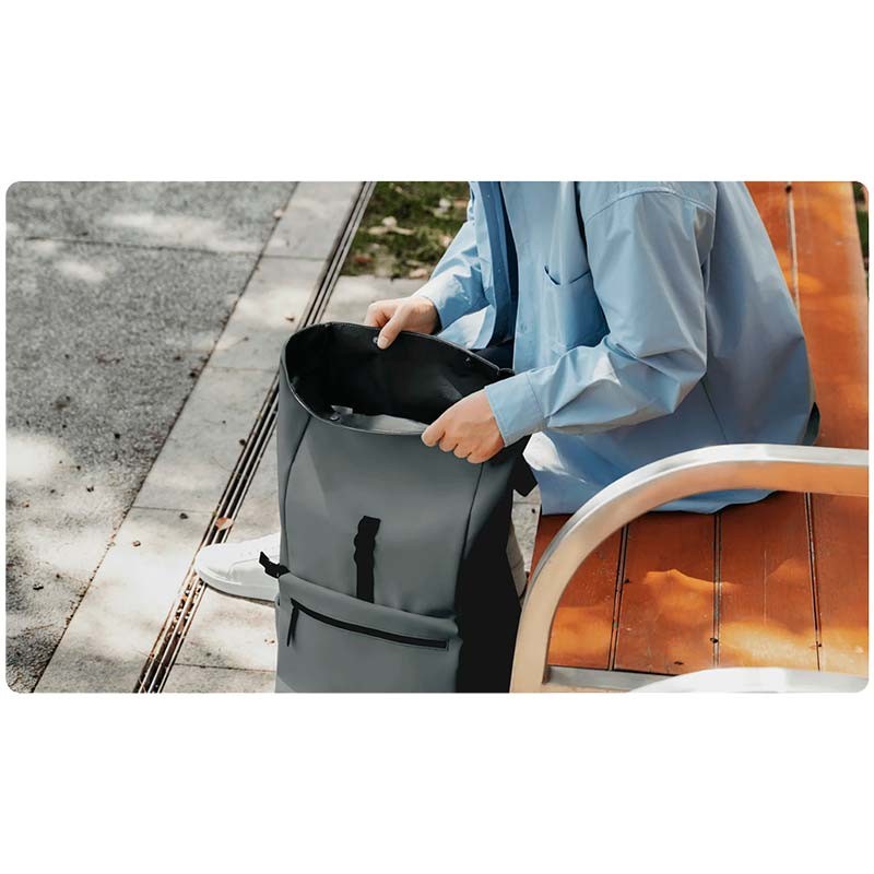 Mochila impermeable Xiaomi Roll Top Casual Backpack Gris 23L