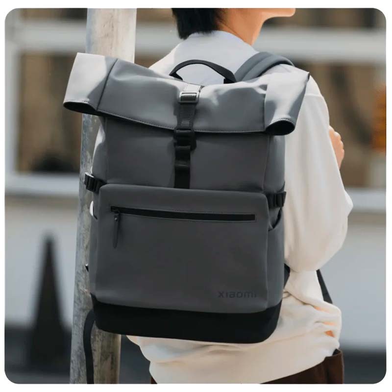 Mochila impermeable Xiaomi Roll Top Casual Backpack Gris 23L