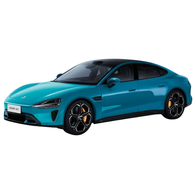 Xiaomi SU7 1/18 Die-cast Model Car Azul Aguamarina Hover Image