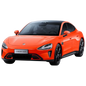 Xiaomi SU7 1/18 Die-cast Model Car Lava Naranja