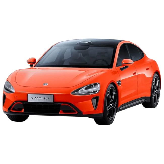 Xiaomi SU7 1/18 Die-cast Model Car Lava Naranja Hover Image